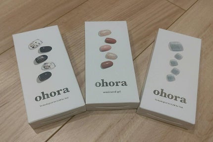 セミキュアジェルネイル(ハンド)/ohora/ネイルシールを使ったクチコミ(1枚目)