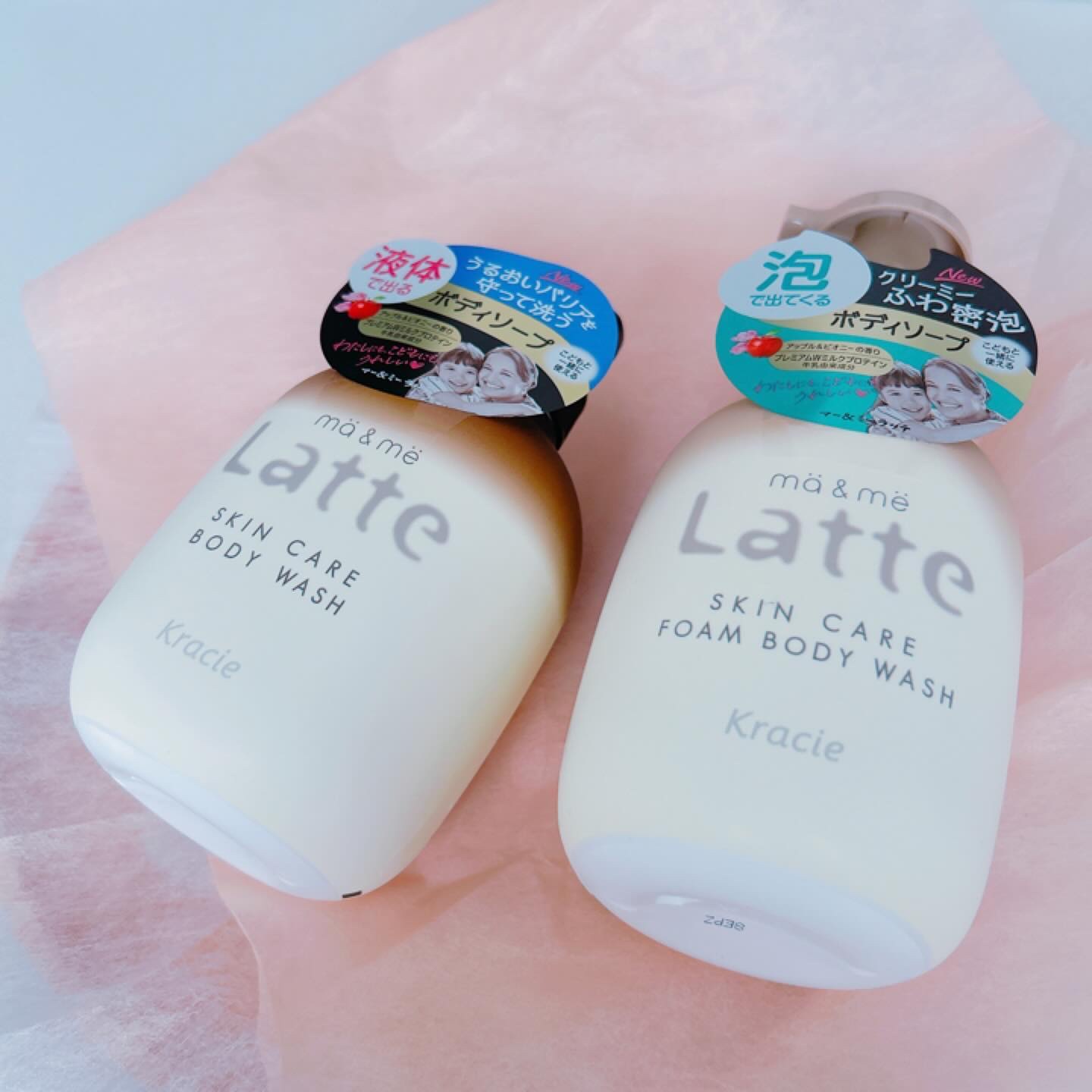 マー&ミー　泡で出てくるボディソープ/マー＆ミー　ラッテ/ボディソープを使ったクチコミ（1枚目）