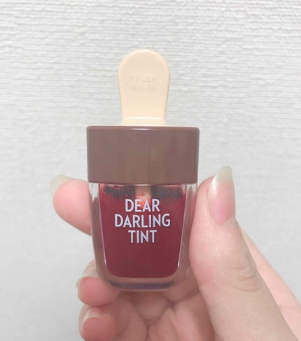 ディアダーリン ウォータージェルティント (アイスティント)/ETUDE/口紅を使ったクチコミ(2枚目)