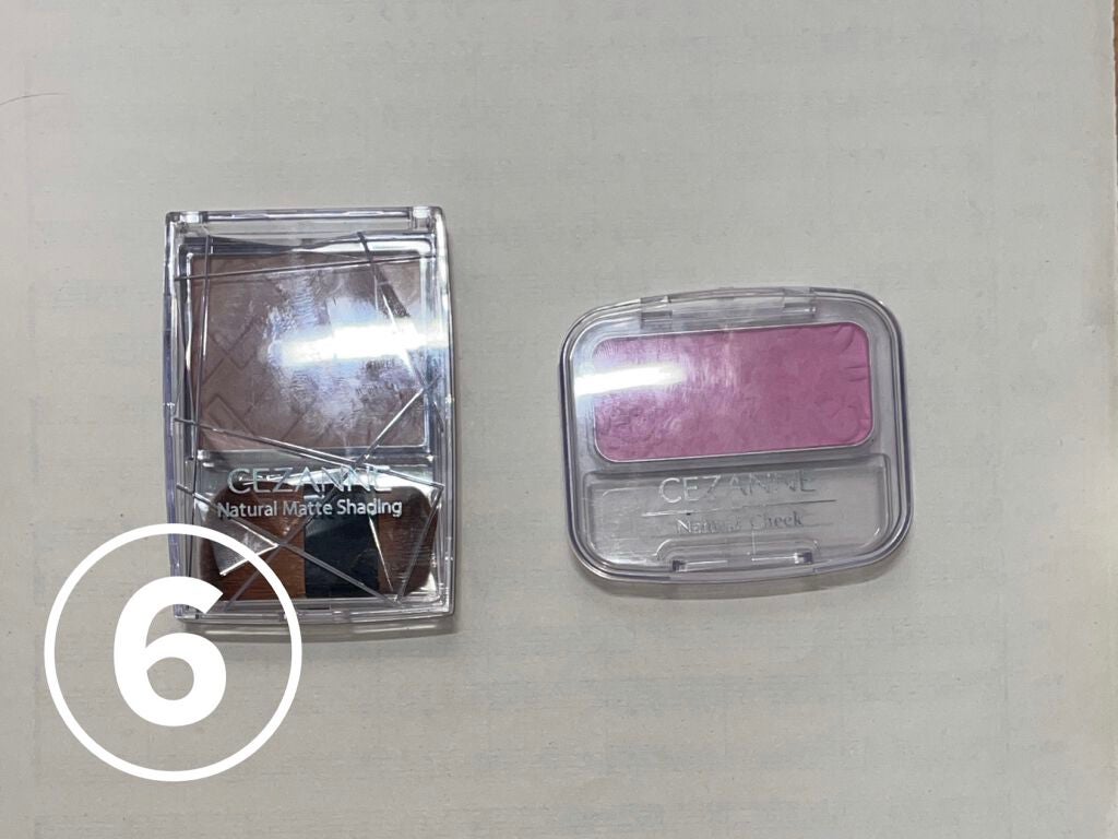 ナチュラル チークN/CEZANNE/パウダーチークを使ったクチコミ(6枚目)