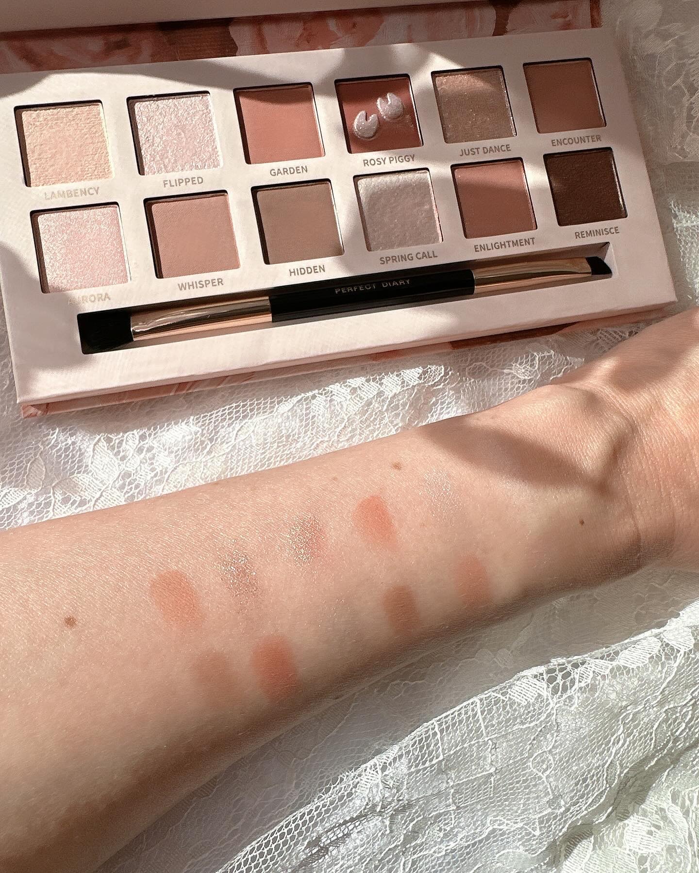 エクスプローラ12色 動物アイシャドウパレット/PERFECT DIARY/アイシャドウパレットを使ったクチコミ（2枚目）