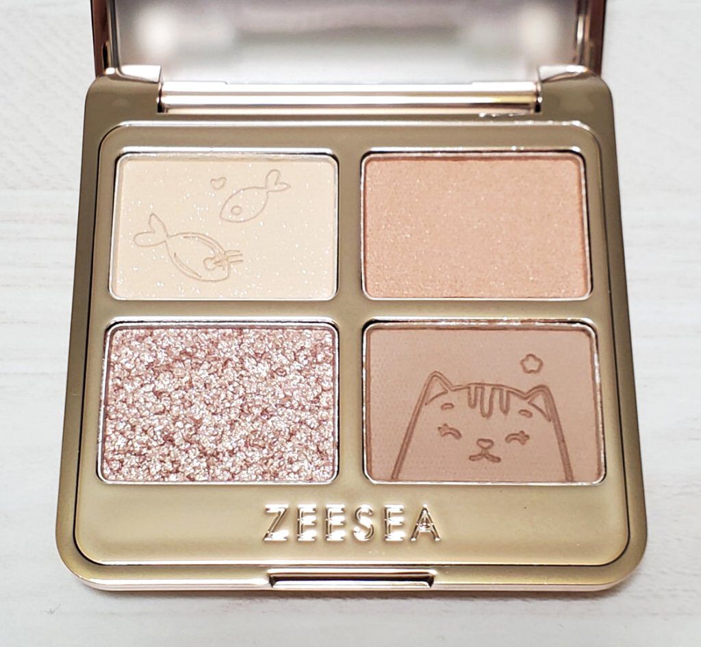 アニマルアイシャドウ(4シェード)/ZEESEA/アイシャドウパレットを使ったクチコミ（2枚目）