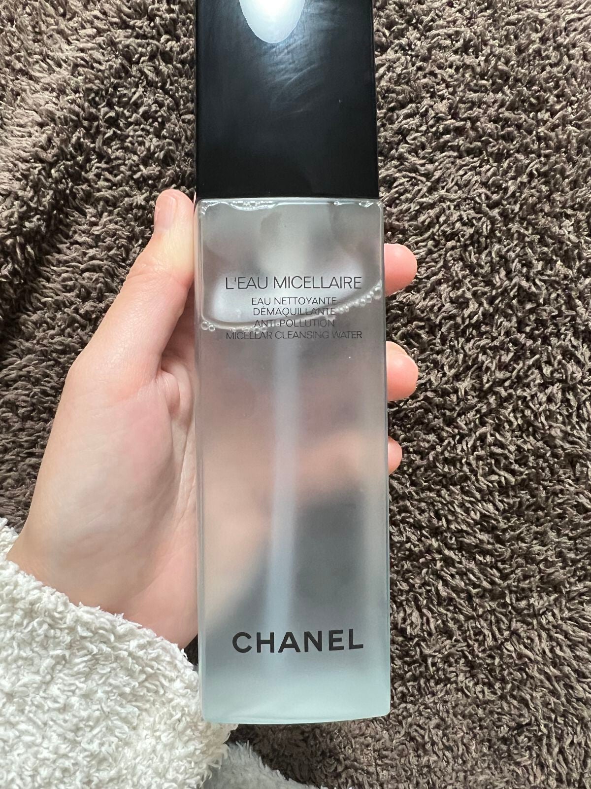 オー ミセラー/CHANEL/クレンジングウォーターを使ったクチコミ(1枚目)
