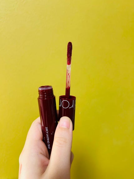 ジューシーラスティングティント/rom&nd/リップティントを使ったクチコミ(9枚目)