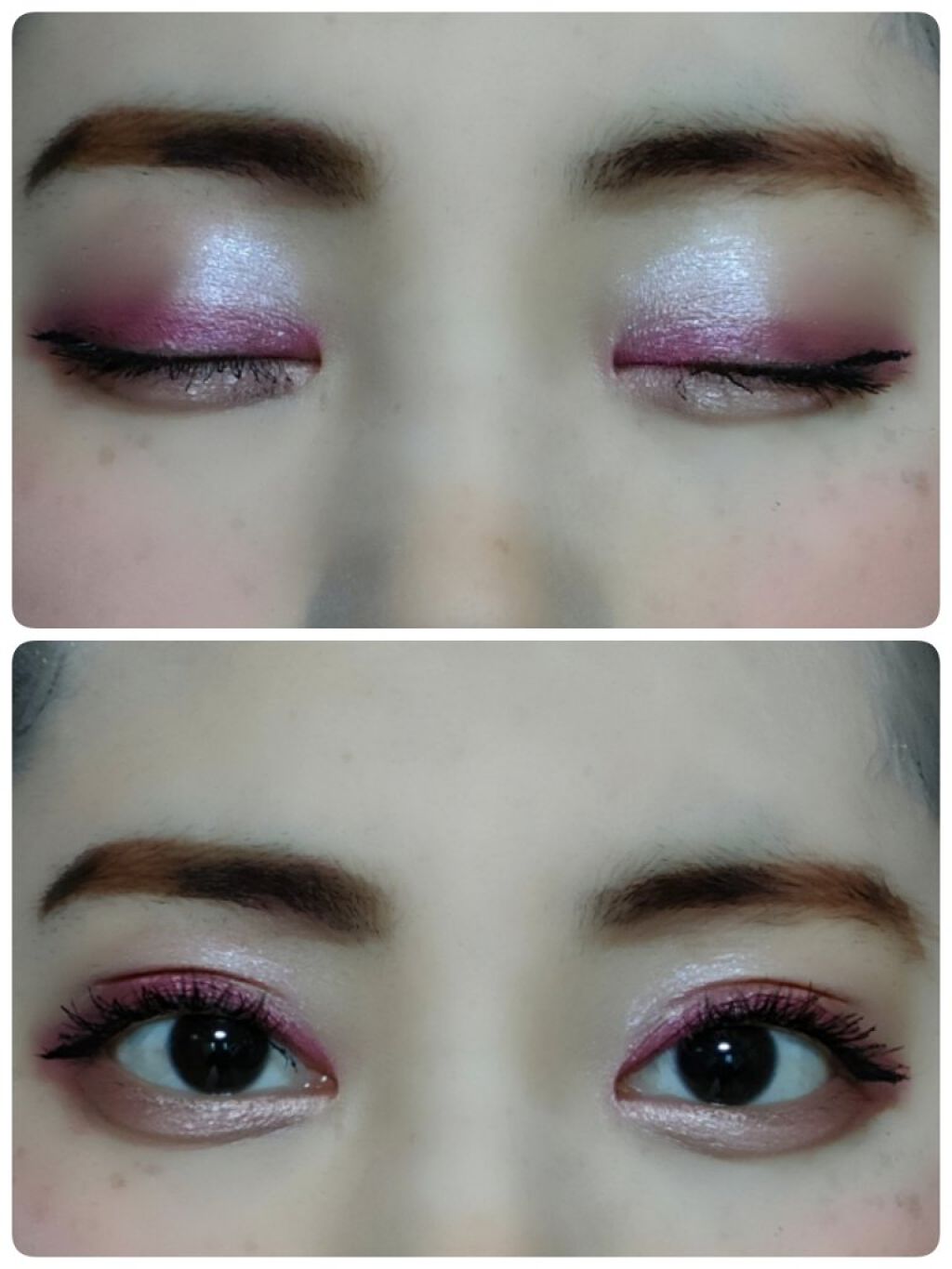 ロングキープチーク ストロベリーピンク/CandyDoll/パウダーチークを使ったクチコミ（3枚目）