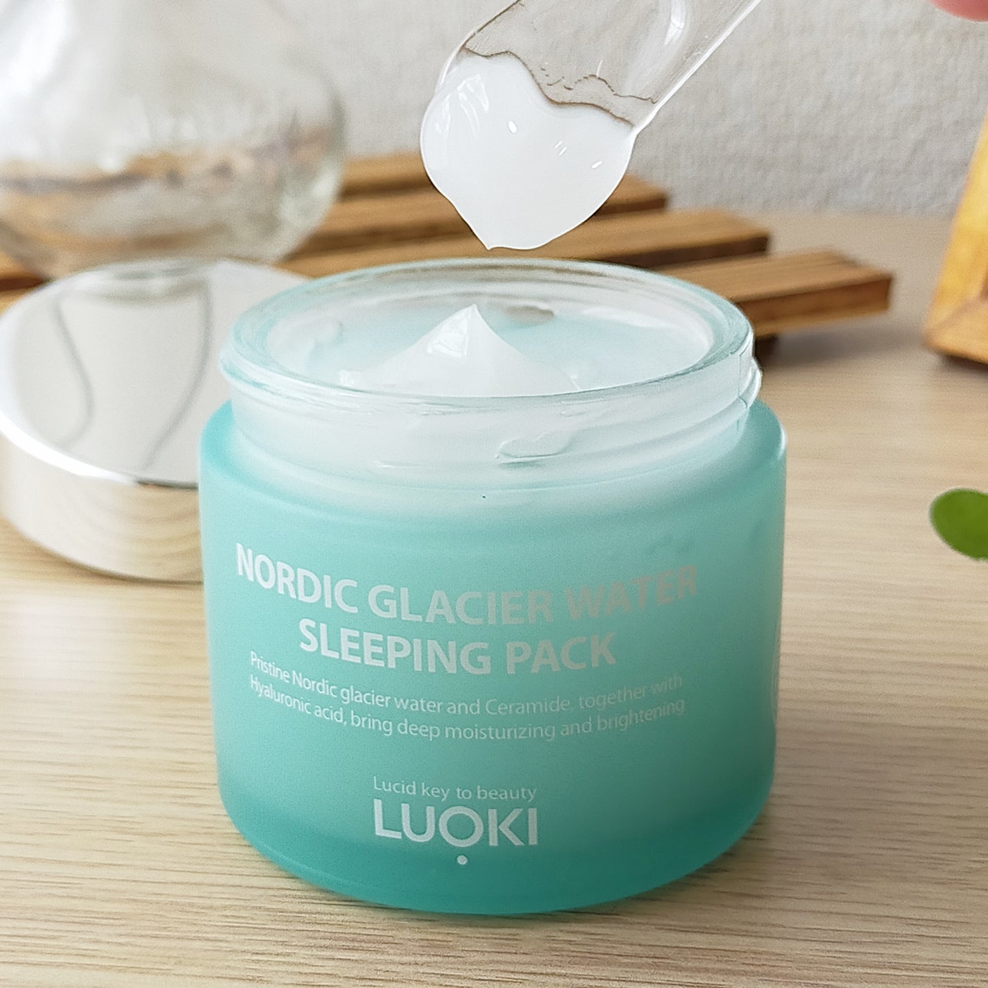 ノルディック氷河水スリーピングパック/LUOKI/フェイスクリームを使ったクチコミ(1枚目)