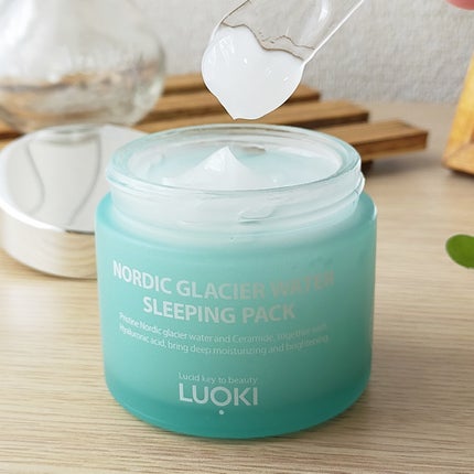 ノルディック氷河水スリーピングパック/LUOKI/フェイスクリームを使ったクチコミ(1枚目)