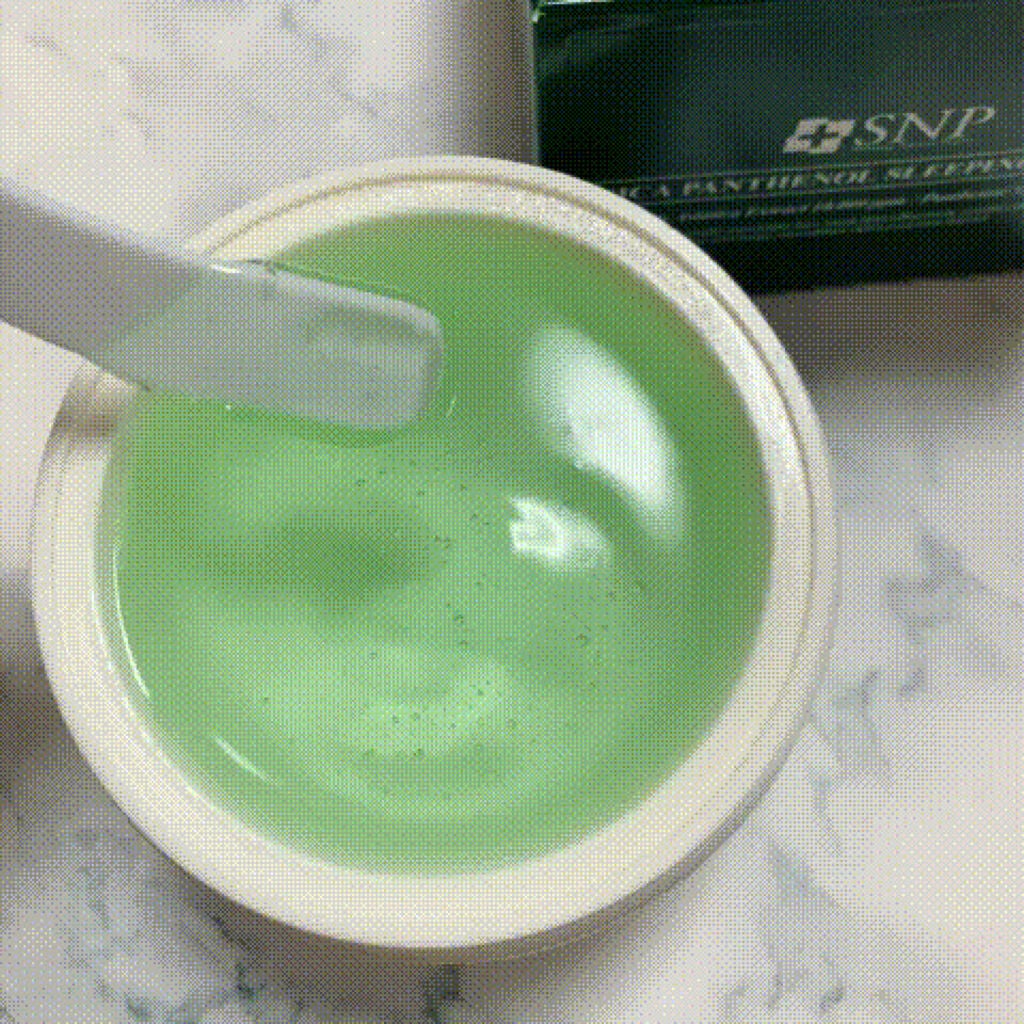 シカパンテノールスリーピングパック/SNP/フェイスクリームを使ったクチコミ(3枚目)