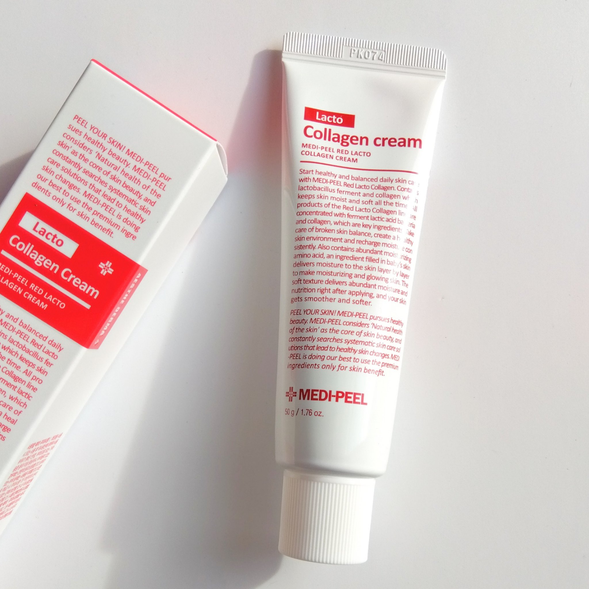 レッドラクトコラーゲンクリーム/MEDIPEEL/フェイスクリームを使ったクチコミ（1枚目）