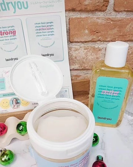 clean face gargle gel foam cleanser/laundryou/その他洗顔料を使ったクチコミ(3枚目)