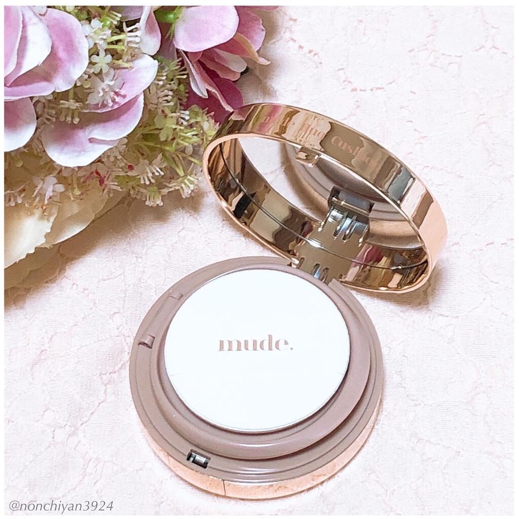 ハグクッション/mude./クッションファンデーションを使ったクチコミ（2枚目）