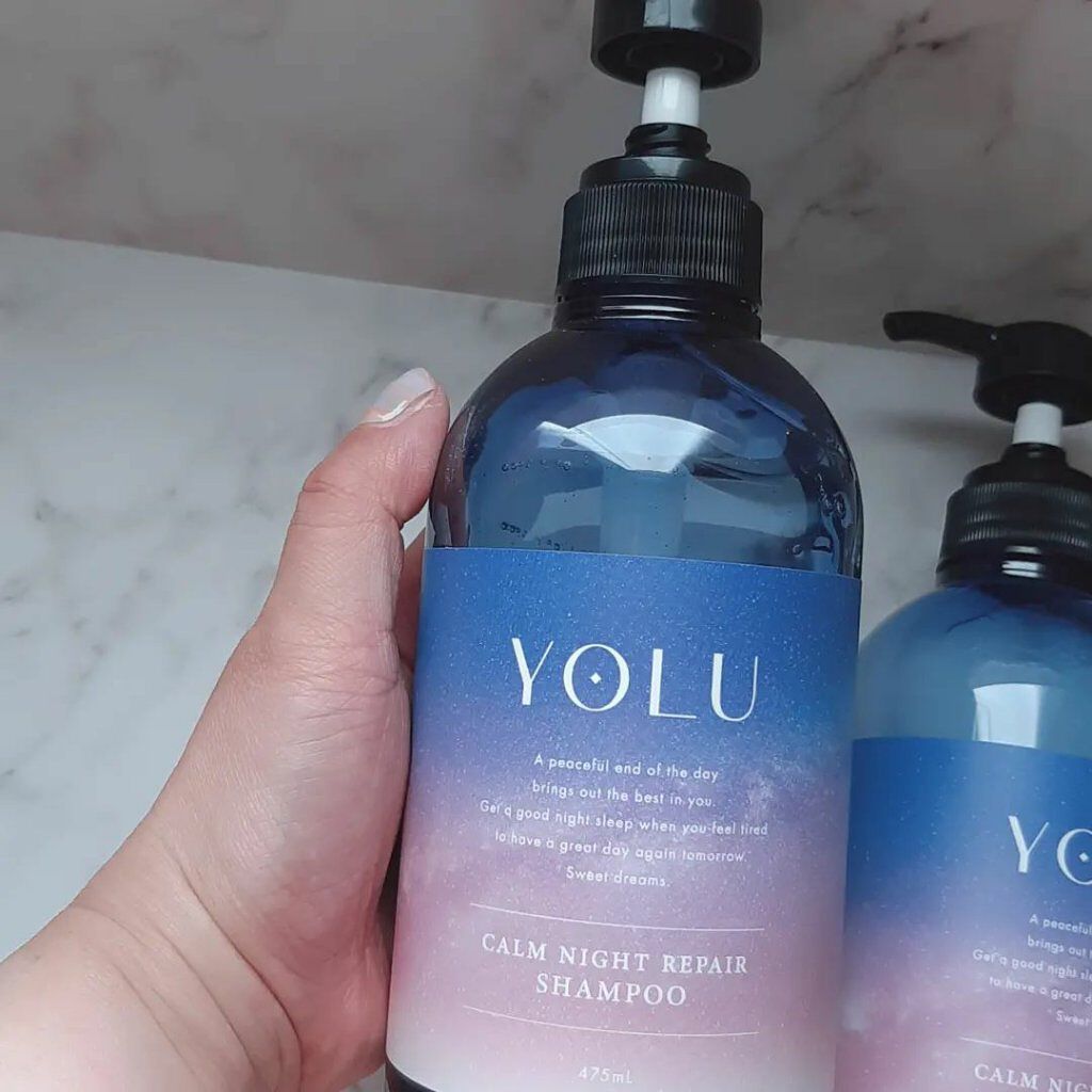カームナイトリペアシャンプー/トリートメント/YOLU/市販シャンプーを使ったクチコミ(3枚目)