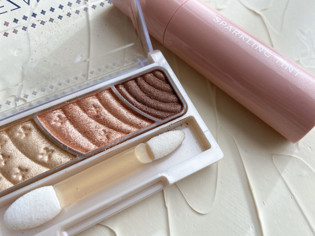 トーンアップアイシャドウ/CEZANNE/アイシャドウパレットを使ったクチコミ（3枚目）