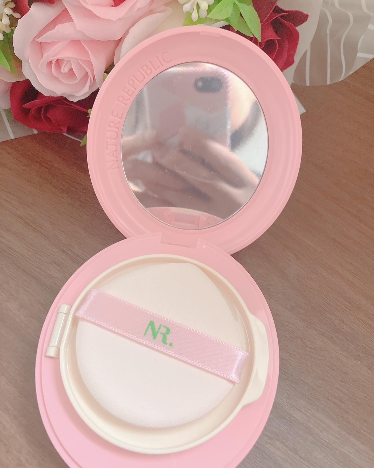 PROBIOエッセンスクッション/ネイチャーリパブリック/クッションファンデーションを使ったクチコミ（2枚目）