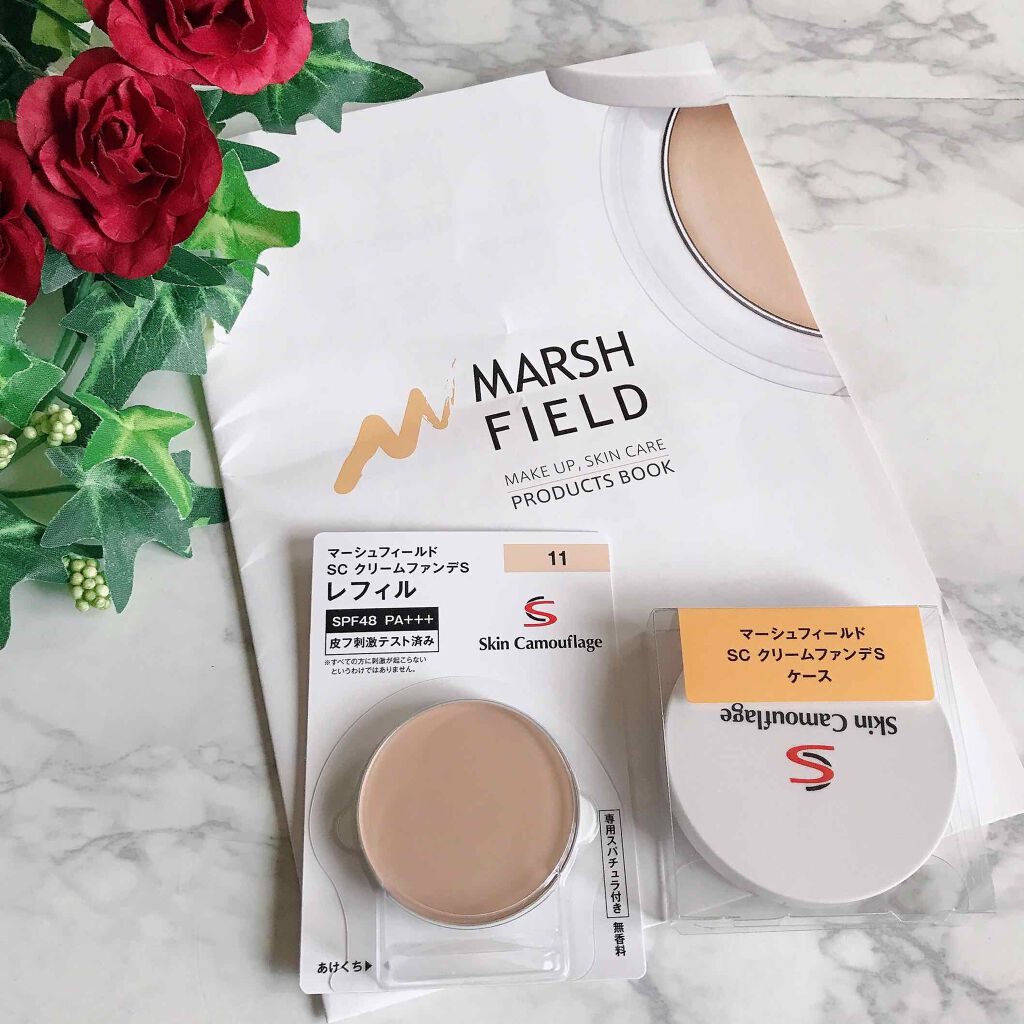マーシュフィールド SC クリームファンデS/マーシュ・フィールド/クリーム・エマルジョンファンデーションを使ったクチコミ(1枚目)