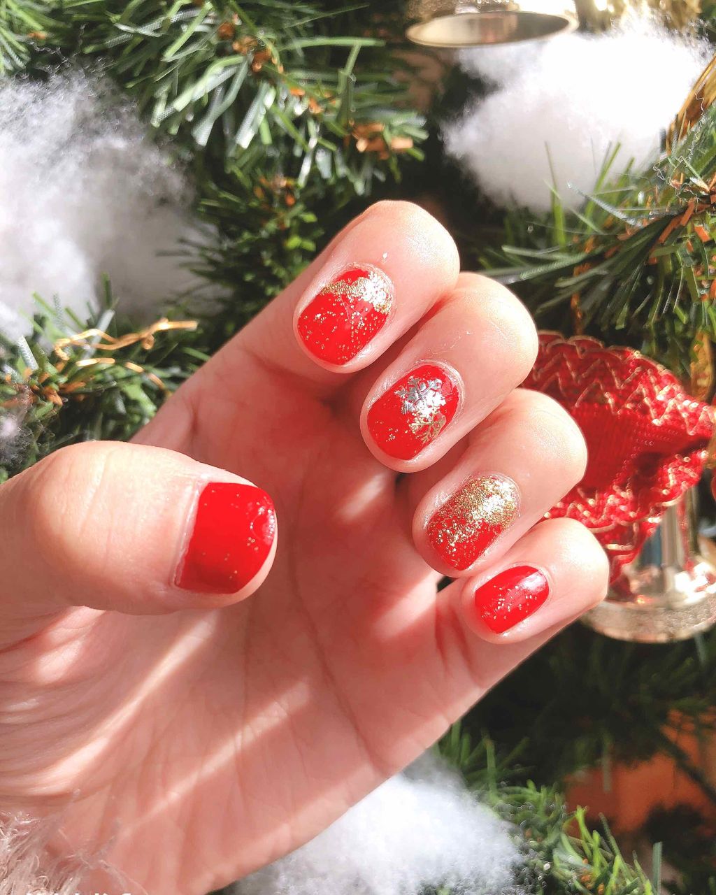 SHジェルネイル(ライト不要)/セリア/ジェルネイルを使ったクチコミ（2枚目）