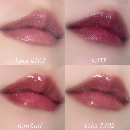 ジューシーラスティングティント/rom&nd/リップティントを使ったクチコミ(4枚目)