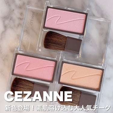 チークブラッシュ/CEZANNE/パウダーチークを使ったクチコミ（1枚目）