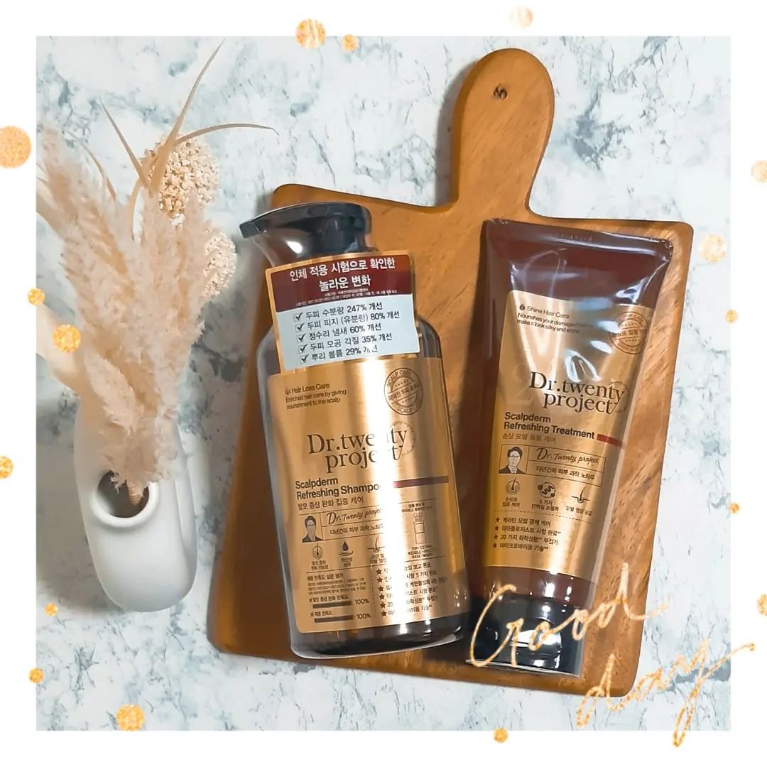 スカルプダム リフレッシュ シャンプー&トリートメント/Dr.Twenty Project/市販シャンプーを使ったクチコミ（1枚目）