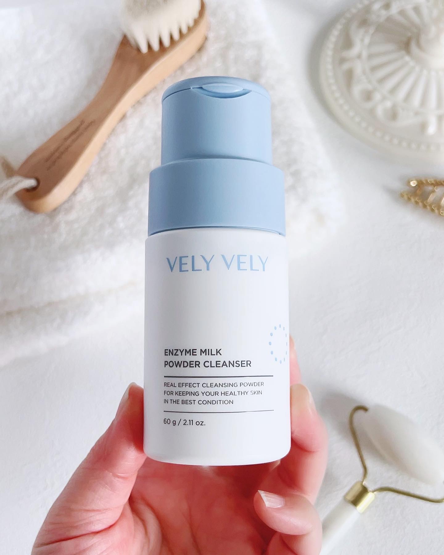 酵素ミルク洗顔パウダー/VELY VELY/洗顔パウダーを使ったクチコミ（2枚目）