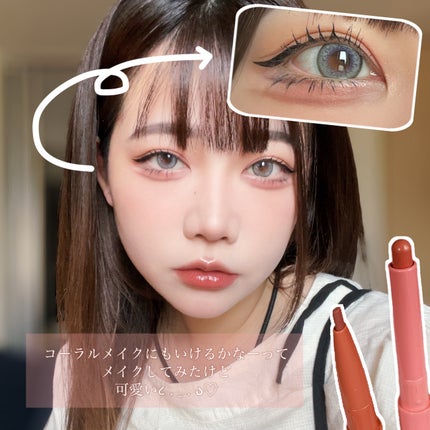 ぷっくりアイカラーペンシル/ミゼルエディ/スティックアイシャドウを使ったクチコミ(6枚目)