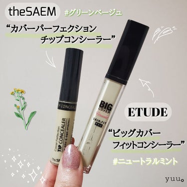 カバーパーフェクション チップコンシーラー/the SAEM/リキッドコンシーラーを使ったクチコミ（2枚目）