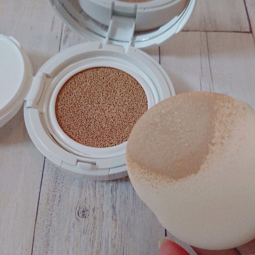 オーガニッククッションコンパクト/アクア・アクア/クッションファンデーションを使ったクチコミ（3枚目）