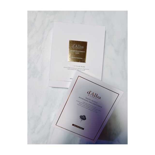 ホワイトトリュフナリシングトリートメントマスク/ダルバ/シートマスク・パックを使ったクチコミ（1枚目）