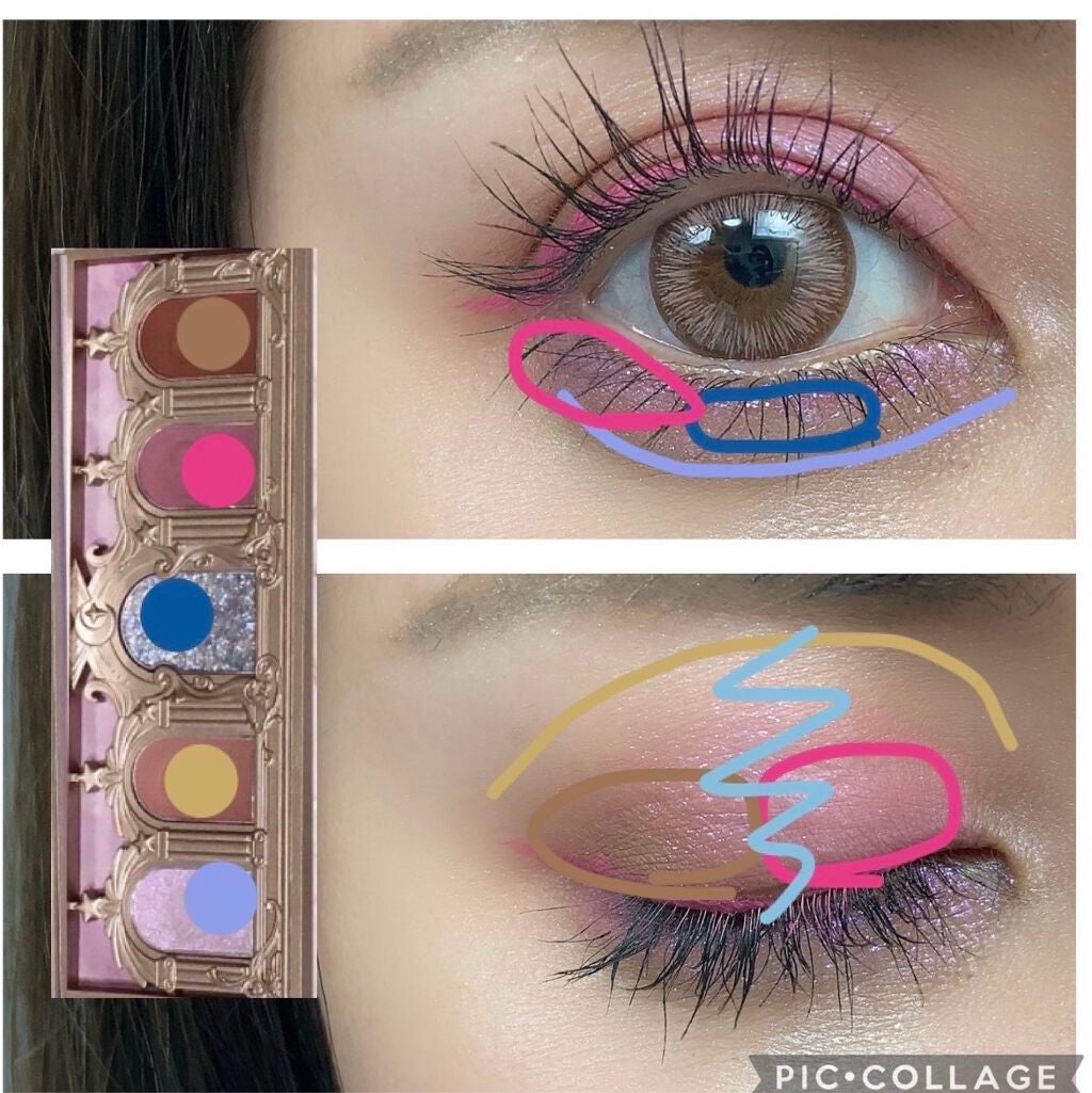 ユニコーンシリーズ アイシャドウパレット/FlowerKnows/アイシャドウパレットを使ったクチコミ(3枚目)