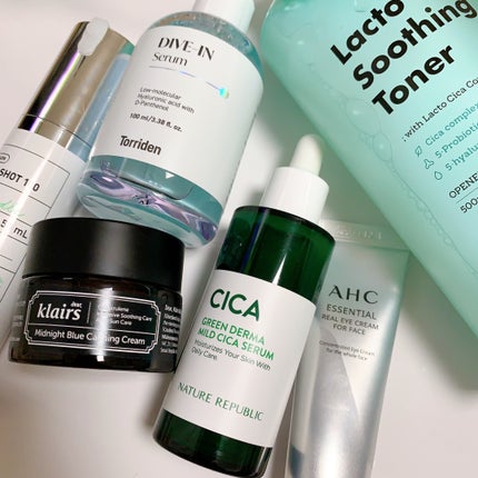 ミッドナイトブルーカーミングクリーム/Klairs/フェイスクリームを使ったクチコミ(1枚目)