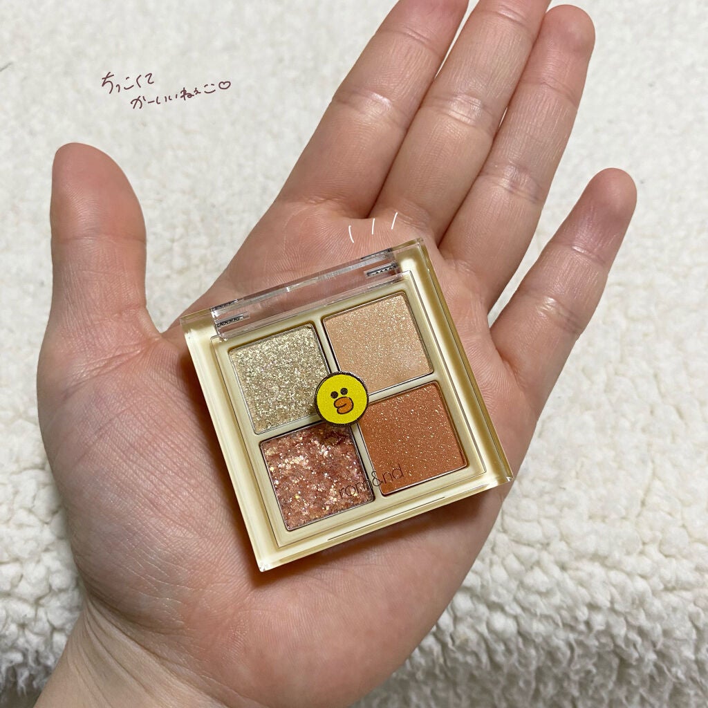 LINE FRIENDS EDITION/rom&nd/メイクアップキットを使ったクチコミ(6枚目)