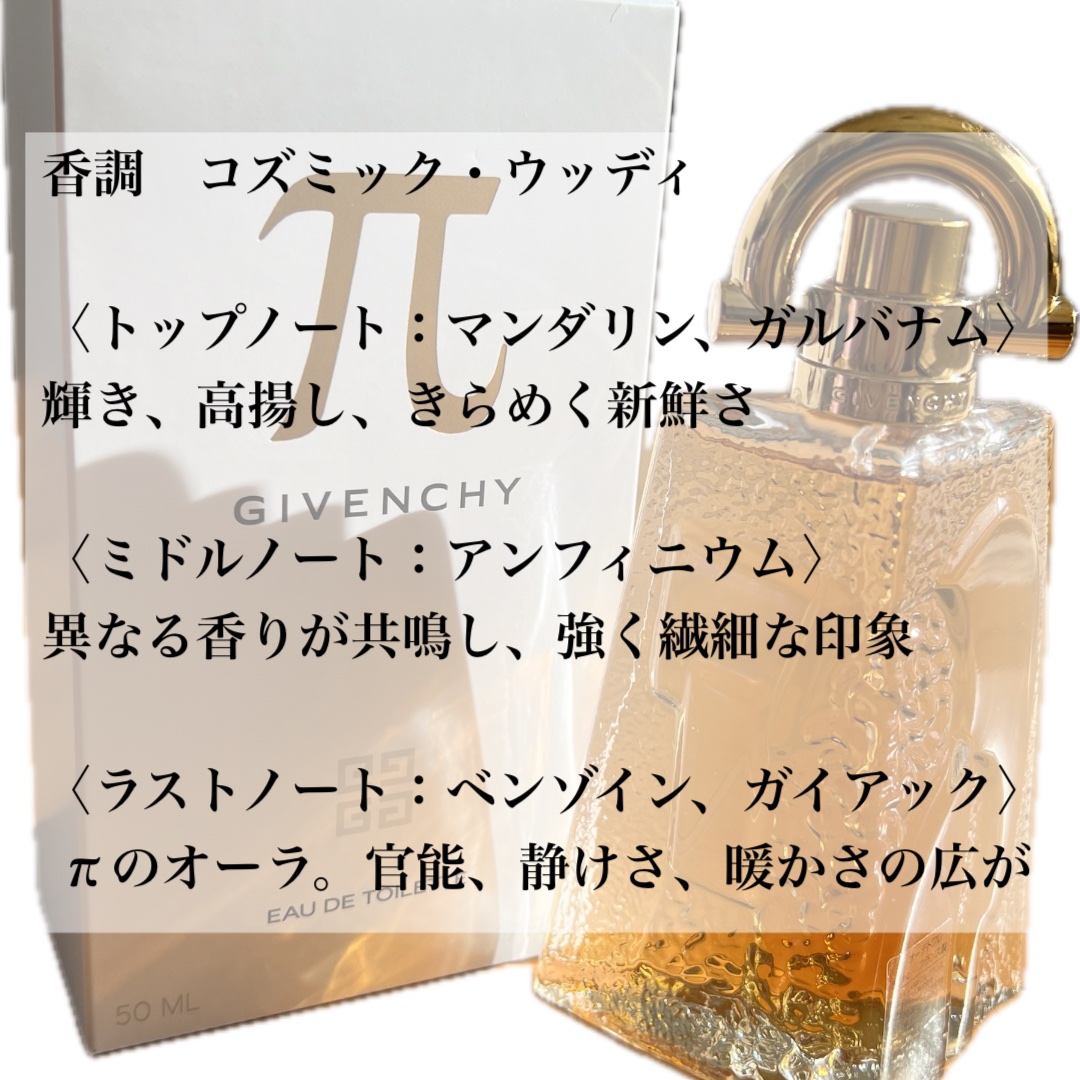 GIVENCHY オードトワレ 50ml 男性用 π　未開封　デットストック GIVENCHY ジバンシー Π ジバンシーパイ オードトワレ 50ml 香水