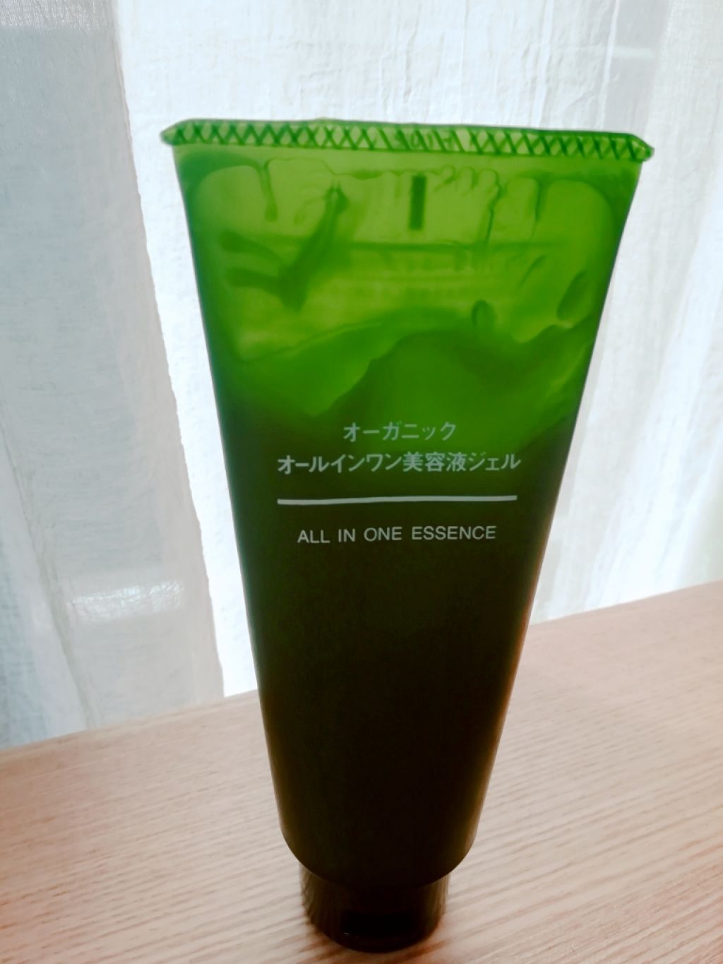 オーガニックオールインワン美容液ジェル/無印良品/オールインワン化粧品を使ったクチコミ（1枚目）