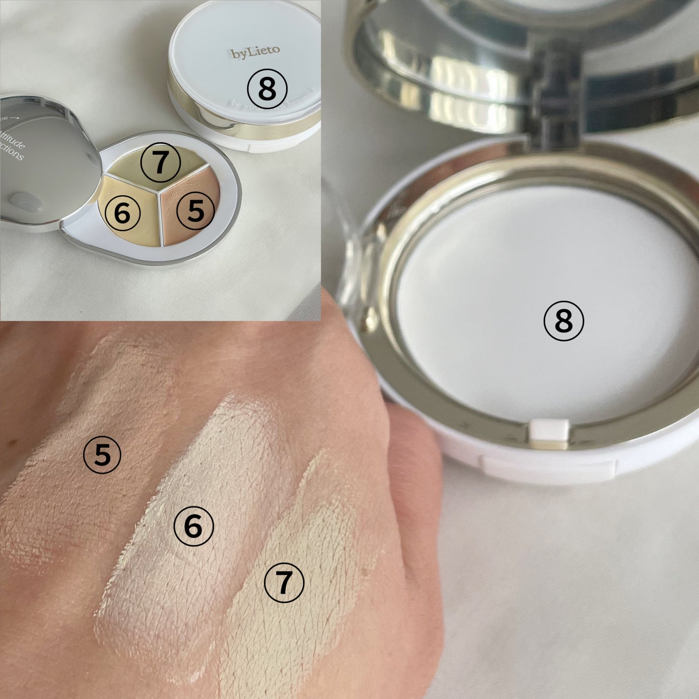 パーフェクトカバー コンシーラーパレット/Dear.A/パレットコンシーラーを使ったクチコミ(3枚目)