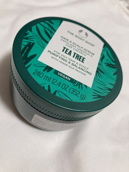 ティーツリー クリア&バランシング ヘアスクラブ/THE BODY SHOP/市販シャンプーを使ったクチコミ(1枚目)