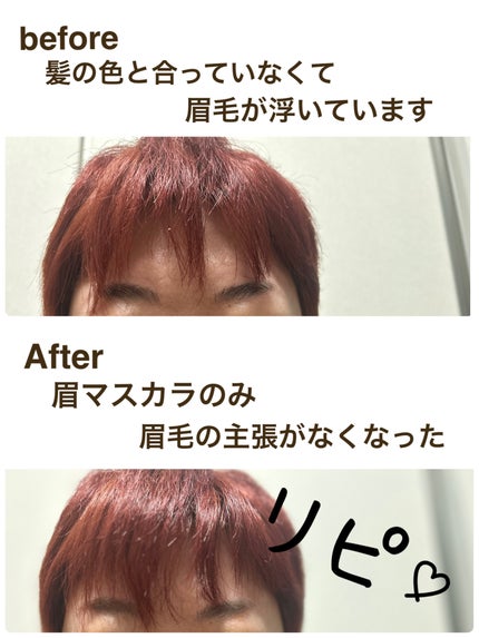 ハンオールブロウカラ/rom&nd/眉マスカラを使ったクチコミ(2枚目)