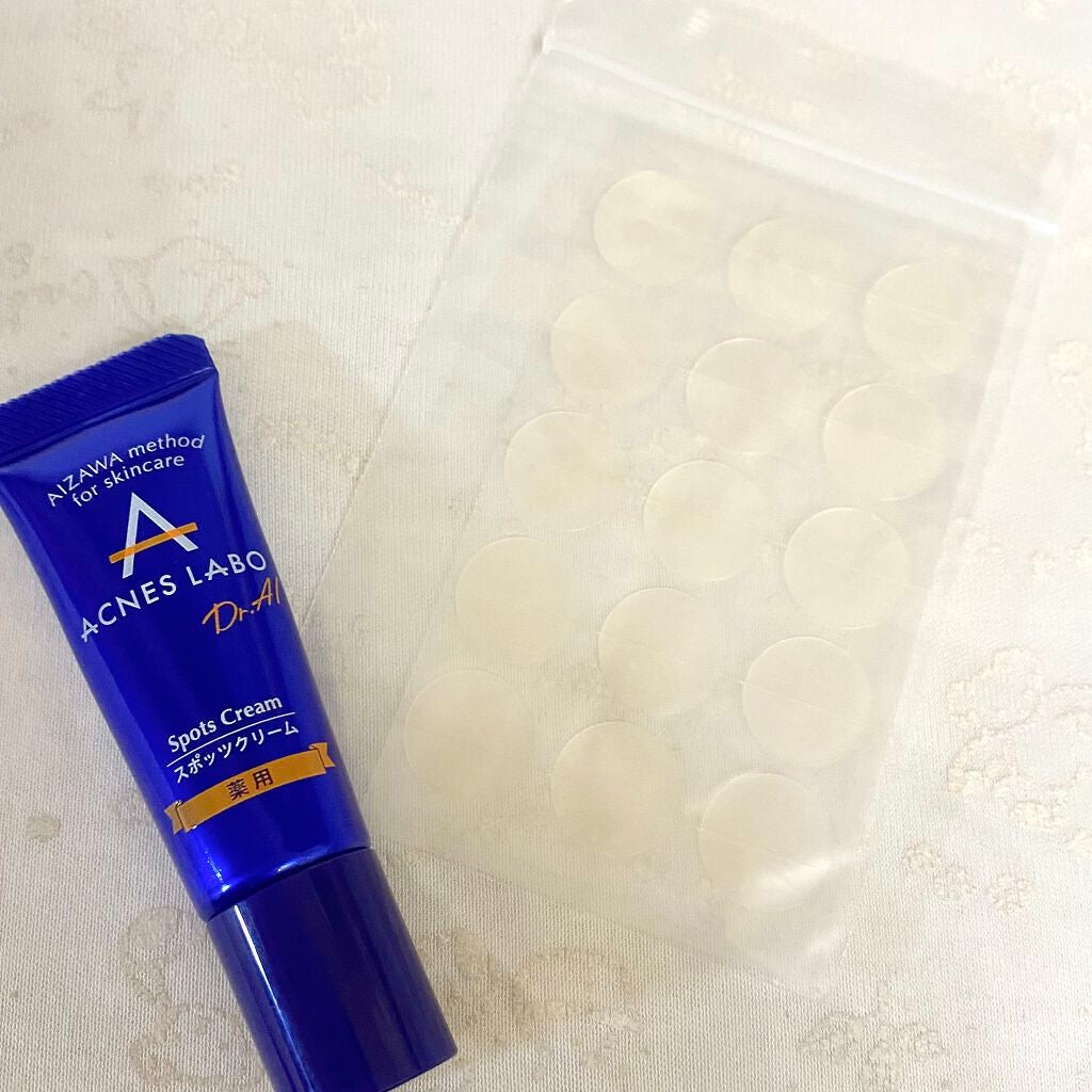 てったん on LIPS 「アクネスラボさんの 薬用スポッツクリーム夜用ポイントパッチ(集..」(2枚目)