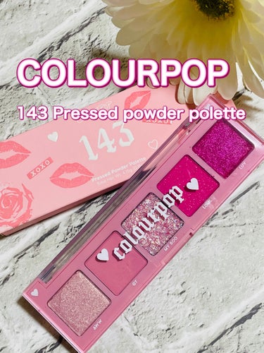 ColourPop pressed powder paletteのクチコミ「COLOURPOP
143 Pressed powder polette



こちらは、
大.....」（1枚目）