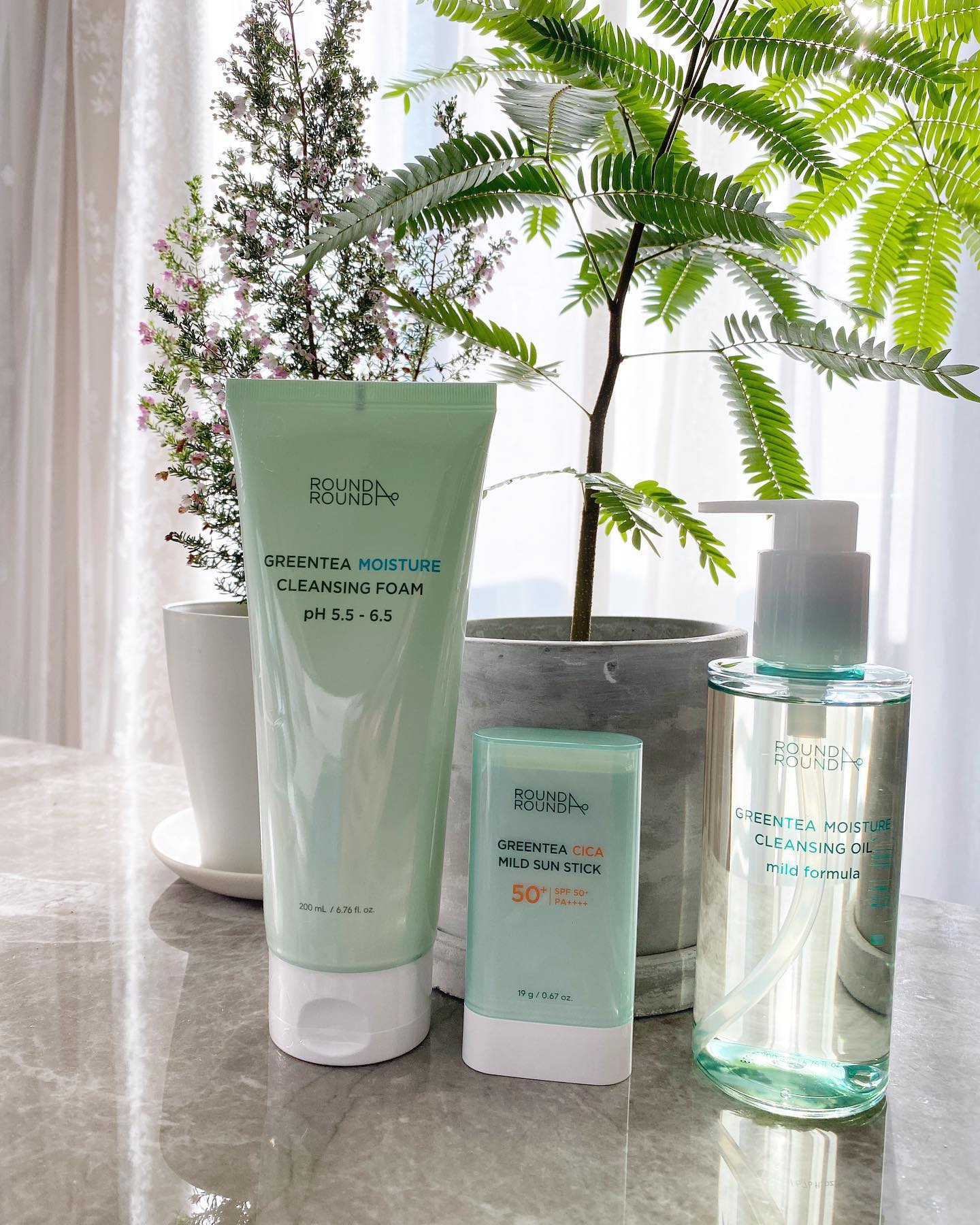 グリーンティー モイスチャークレンジングフォーム/ラウンドアラウンド/洗顔フォームを使ったクチコミ（1枚目）