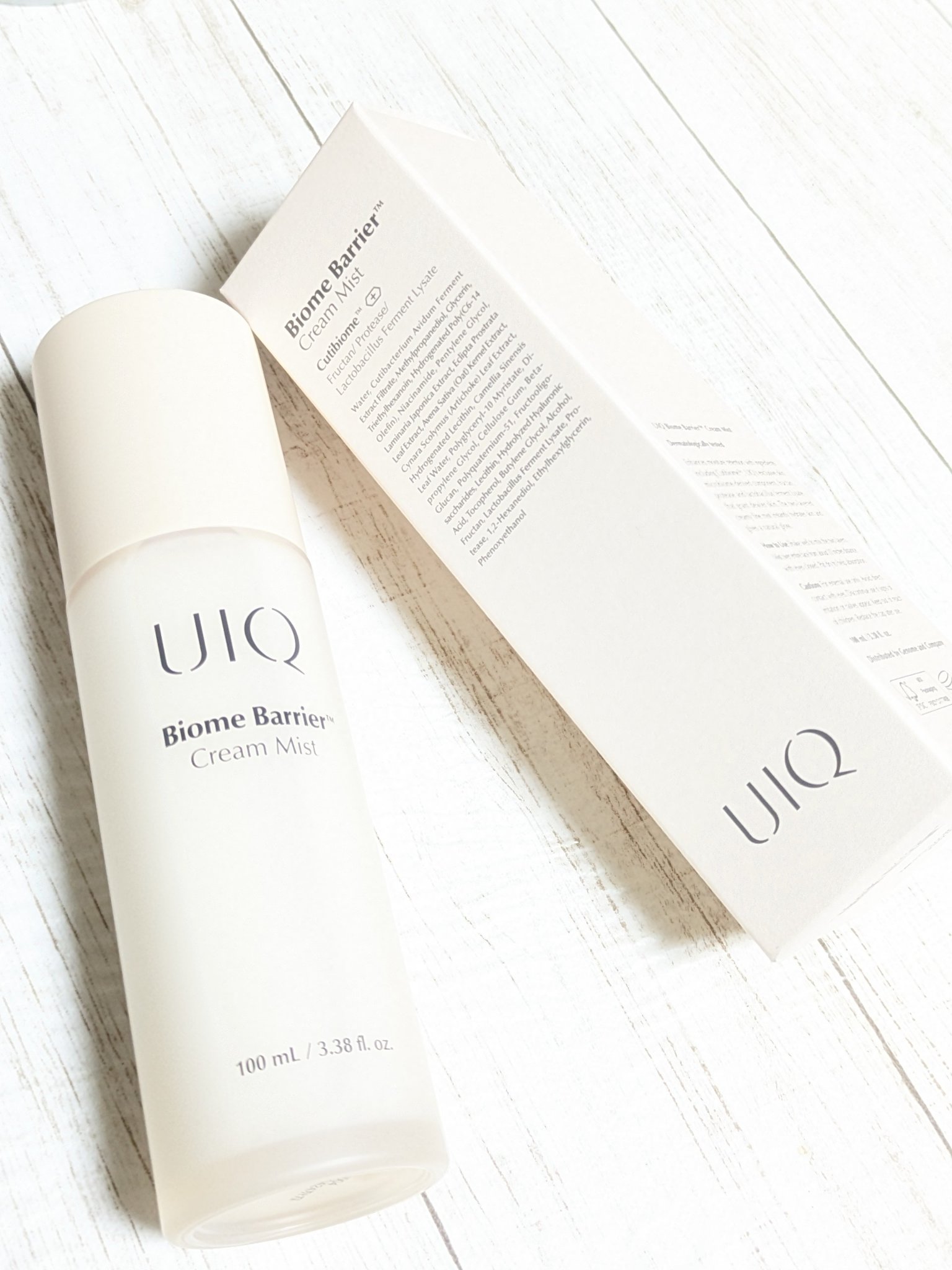 バイオームバリア クリームミスト/UIQ/ミスト状化粧水を使ったクチコミ（2枚目）