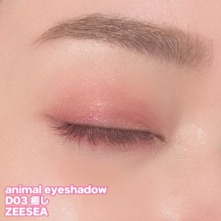 アニマルアイシャドウ(4シェード)/ZEESEA/アイシャドウパレットを使ったクチコミ(5枚目)