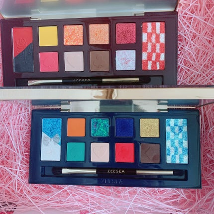 アリスドリームランドシリーズ 12色アイシャドウパレット(ZEESEA×大英博物館)/ZEESEA/アイシャドウパレットを使ったクチコミ(2枚目)