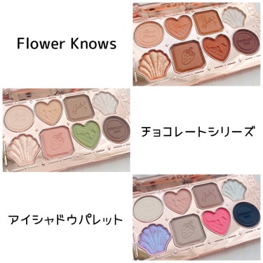 FlowerKnows チョコレートシリーズアイシャドウパレットのクチコミ「・
・
・


‎‪𓍯 ‬商品紹介

  チョコレートシリーズ アイシャドウパレット / Fl.....」（1枚目）