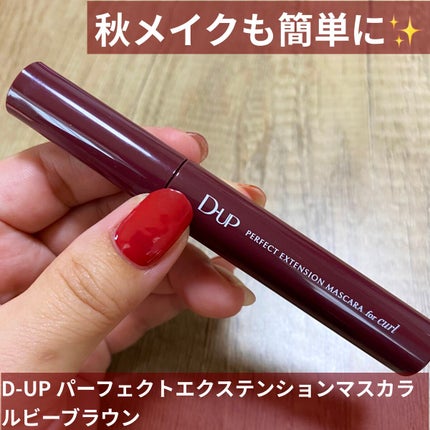 パーフェクトエクステンション マスカラ for カール/D-UP/マスカラを使ったクチコミ(1枚目)