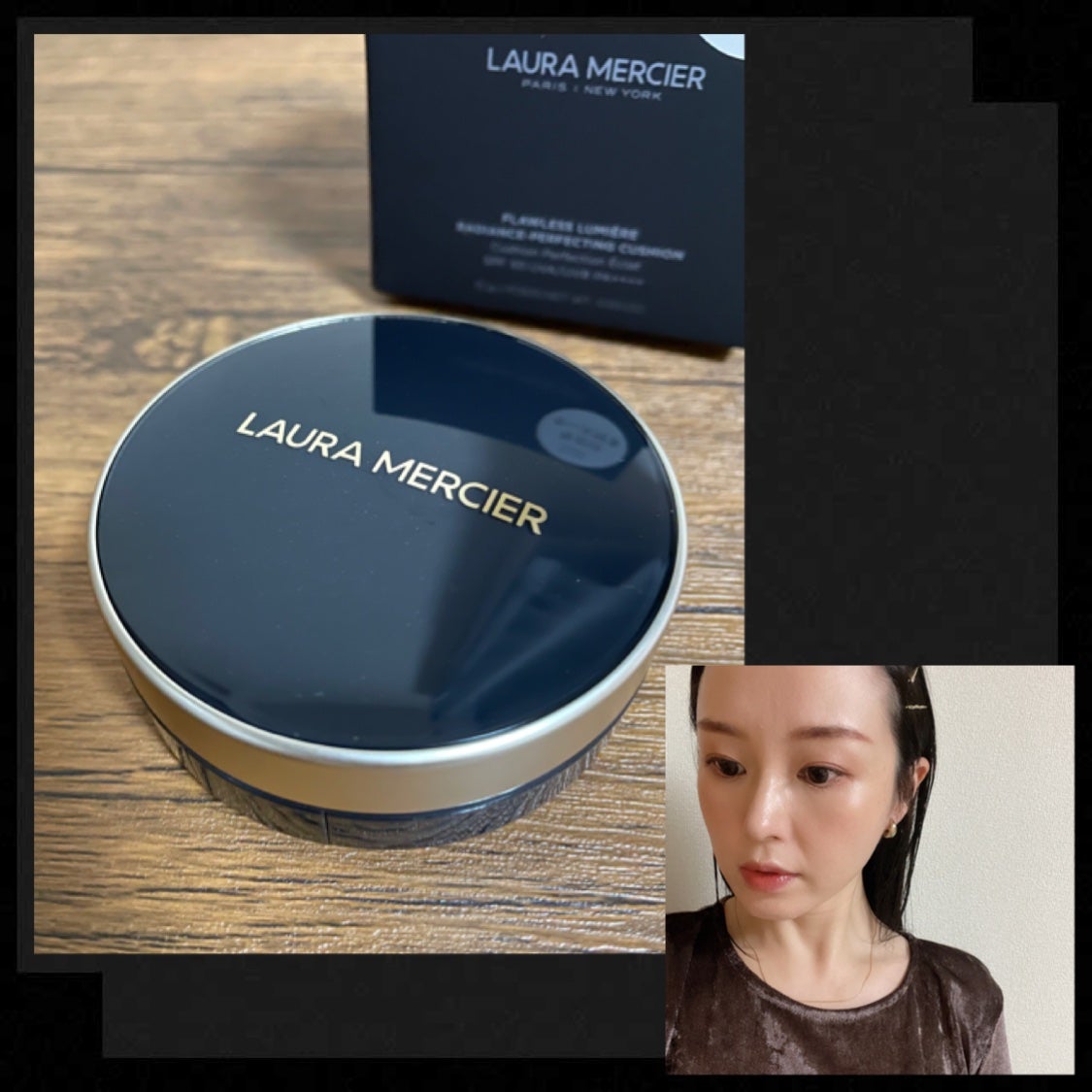 フローレス ルミエール ラディアンス パーフェクティング クッション/ローラ メルシエ/クッションファンデーションを使ったクチコミ(1枚目)