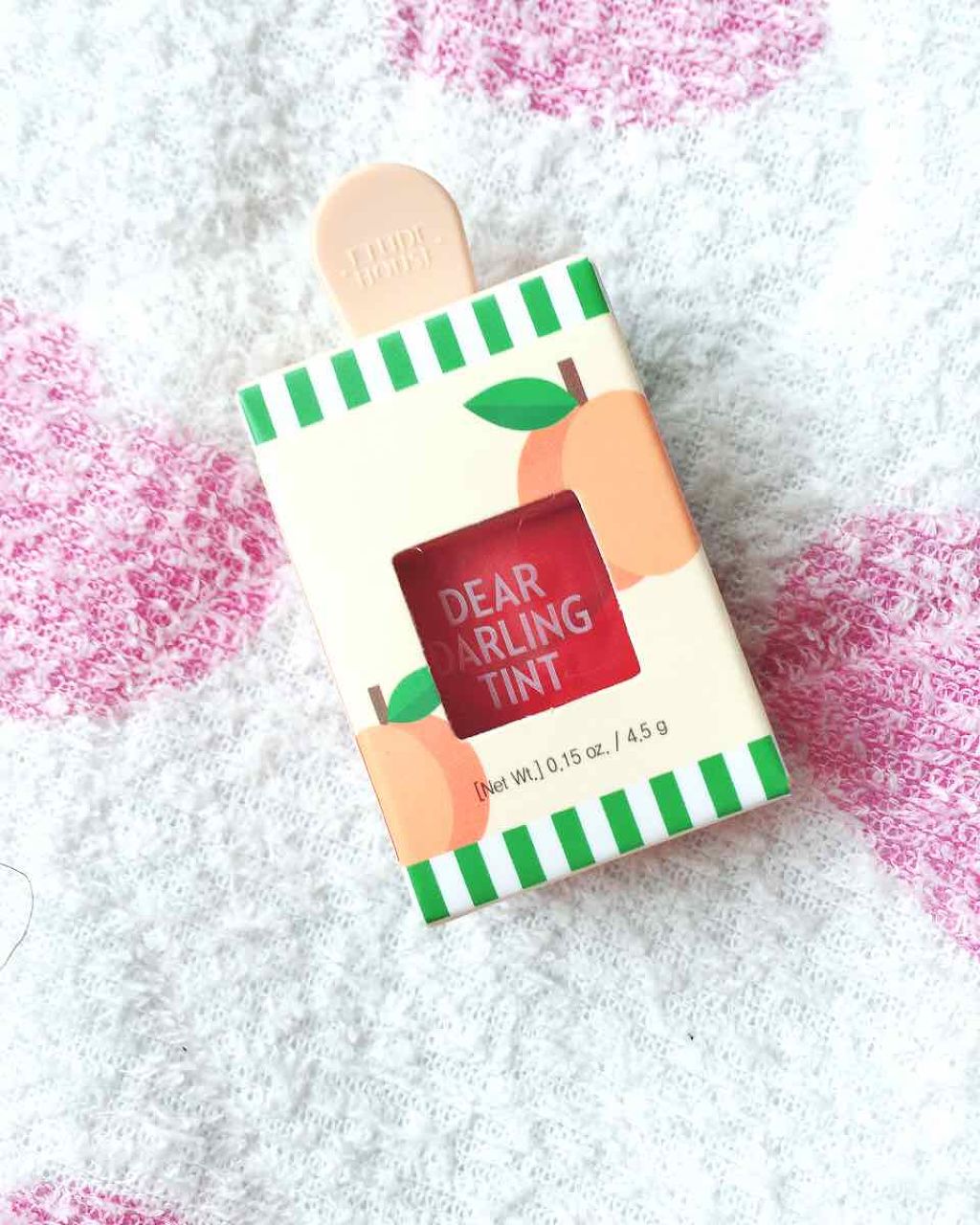 ディアダーリン ウォータージェルティント （アイスティント）/ETUDE/口紅を使ったクチコミ（1枚目）