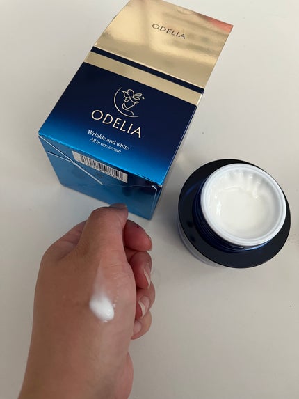 リンクル&ホワイト オールインワンクリーム/ODELIA/オールインワン化粧品を使ったクチコミ(3枚目)