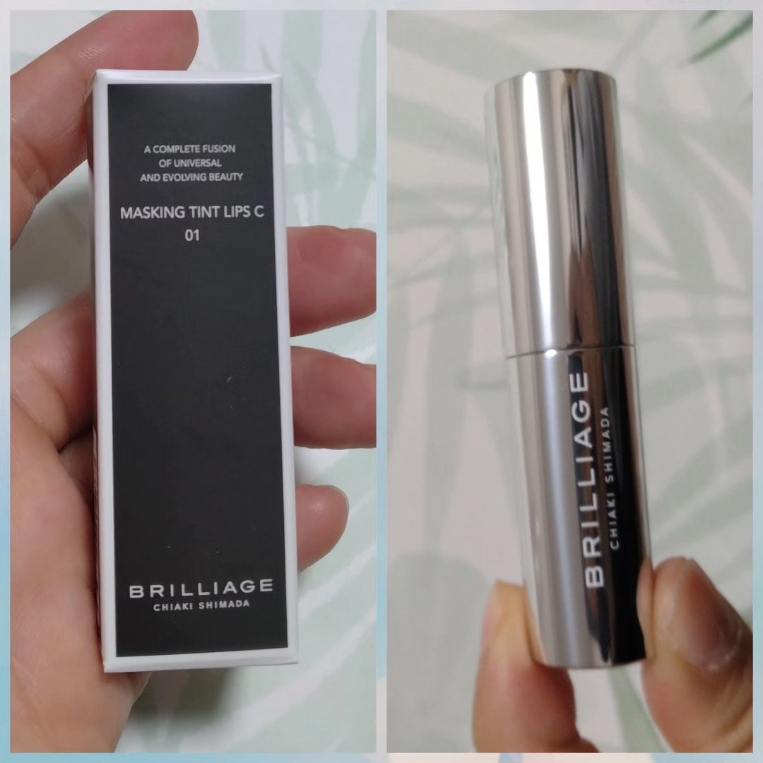 マスキング ティント リップス C/ブリリアージュ/リップティントを使ったクチコミ(2枚目)