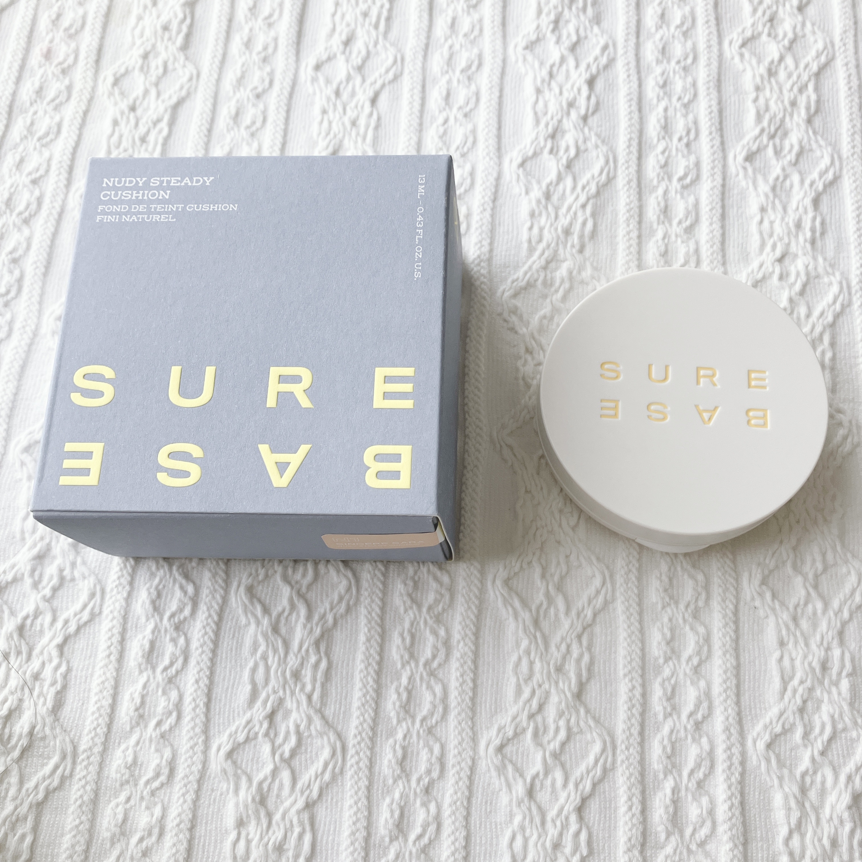 ヌーディステディクッション/SUREBASE/クッションファンデーションを使ったクチコミ（2枚目）