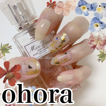 セミキュアジェルネイル(ハンド)/ohora/ネイルシールを使ったクチコミ(1枚目)